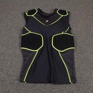 Champro Sports Padded Compression Shirt Youth Medium Black Football Protector